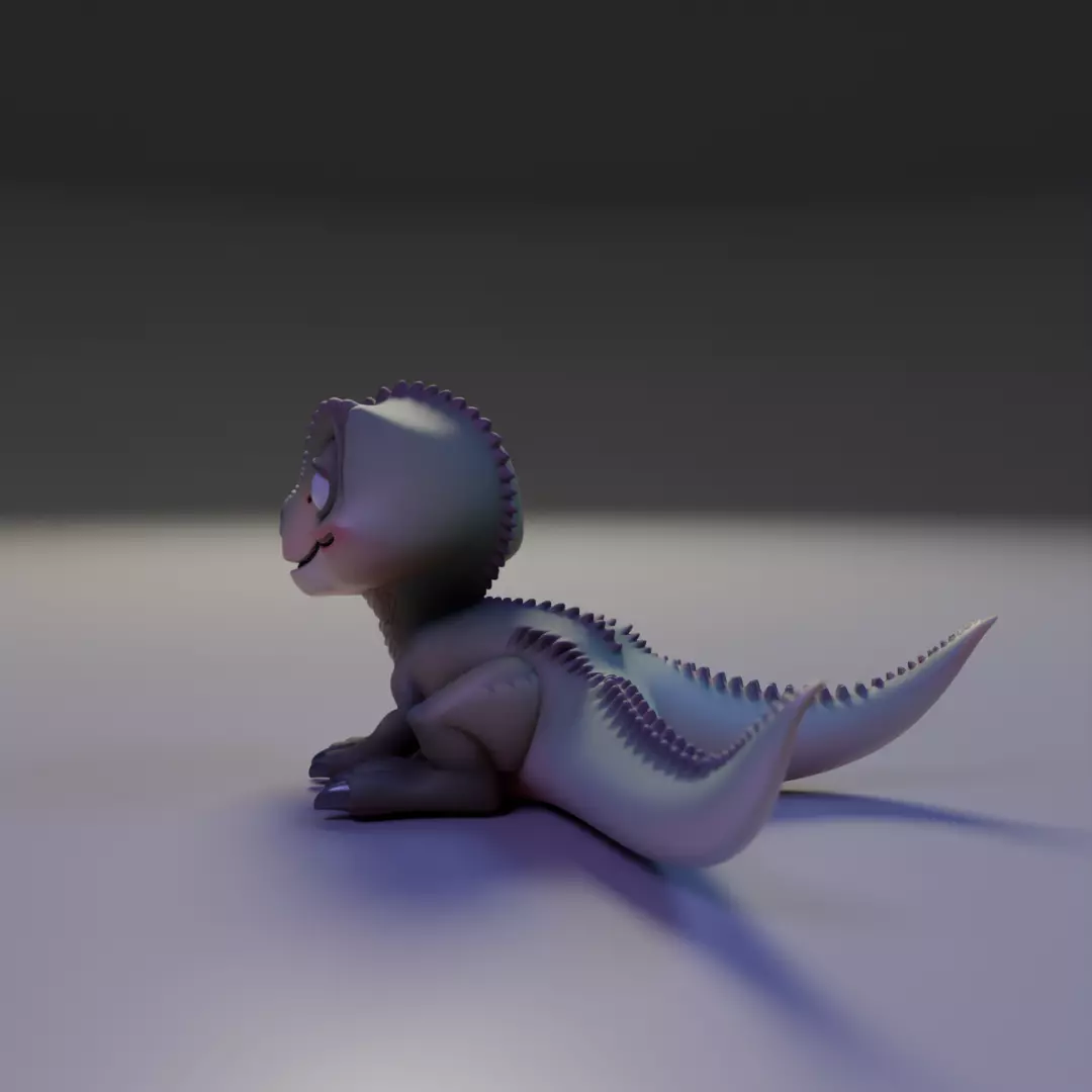 dinosaur 3D print model_11