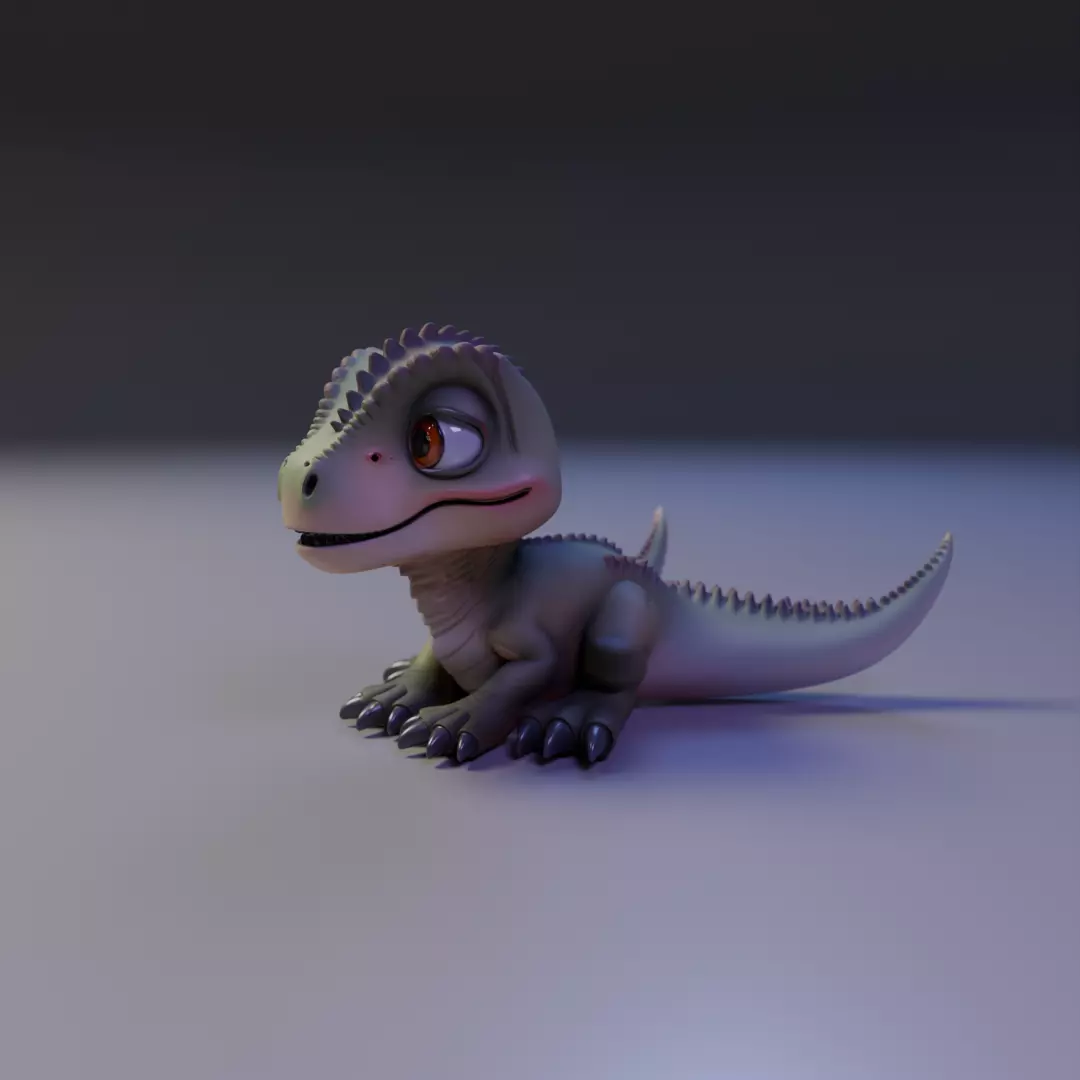 dinosaur 3D print model_9