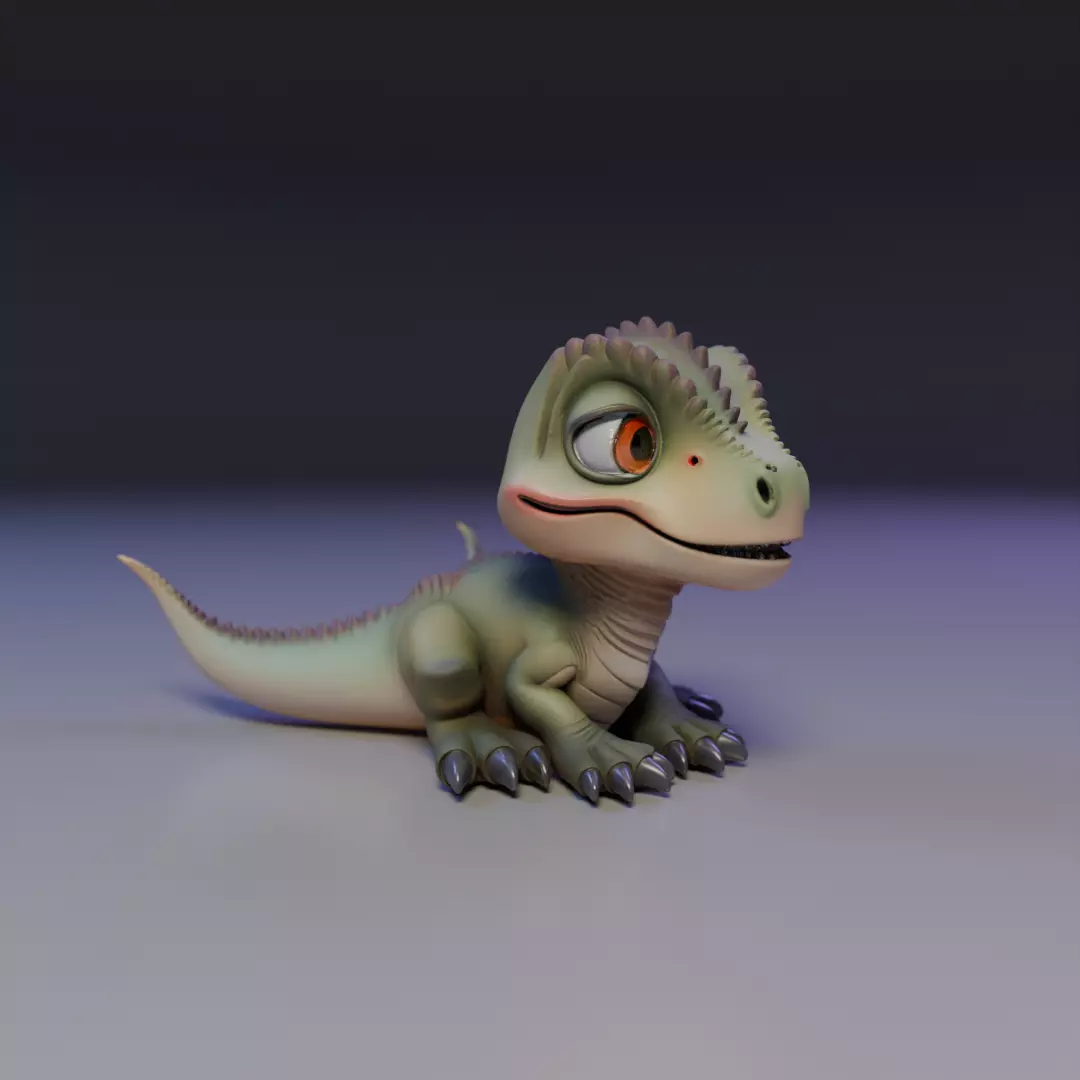 dinosaur 3D print model_7