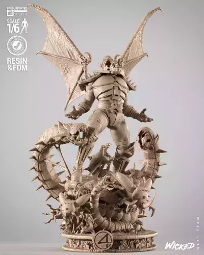 Wicked Marvel Annihilus Sculpture