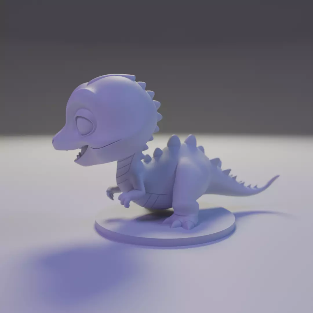 dinosaur 3D print model_12