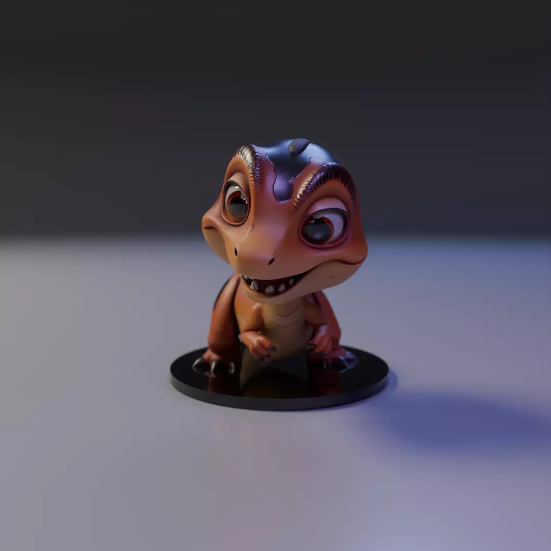 dinosaur 3D print model_9