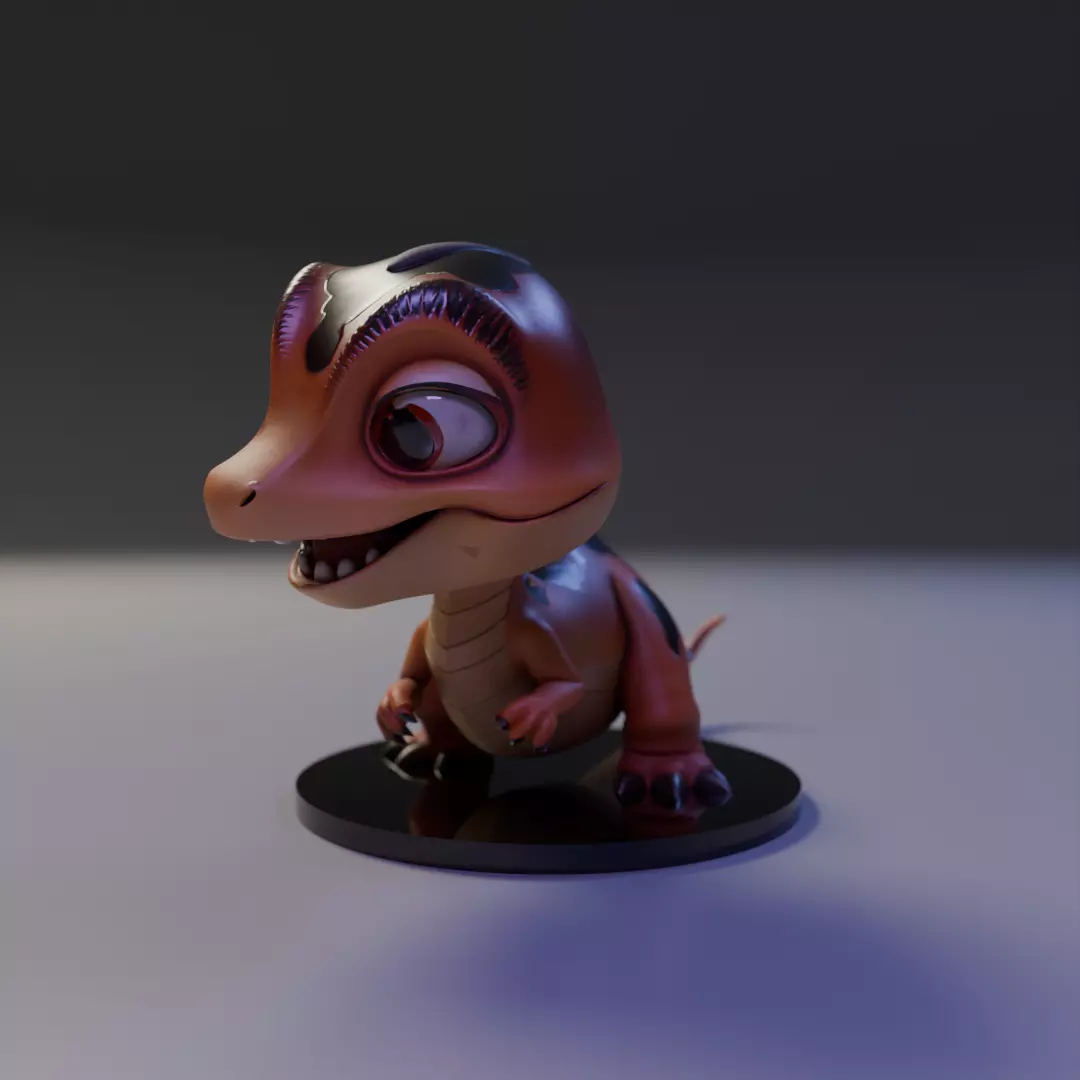 dinosaur 3D print model_3