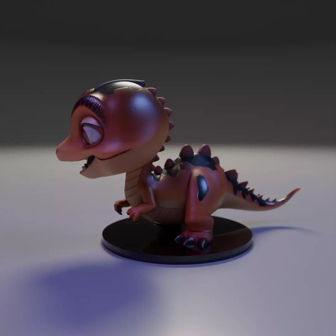 dinosaur 3D print model_11