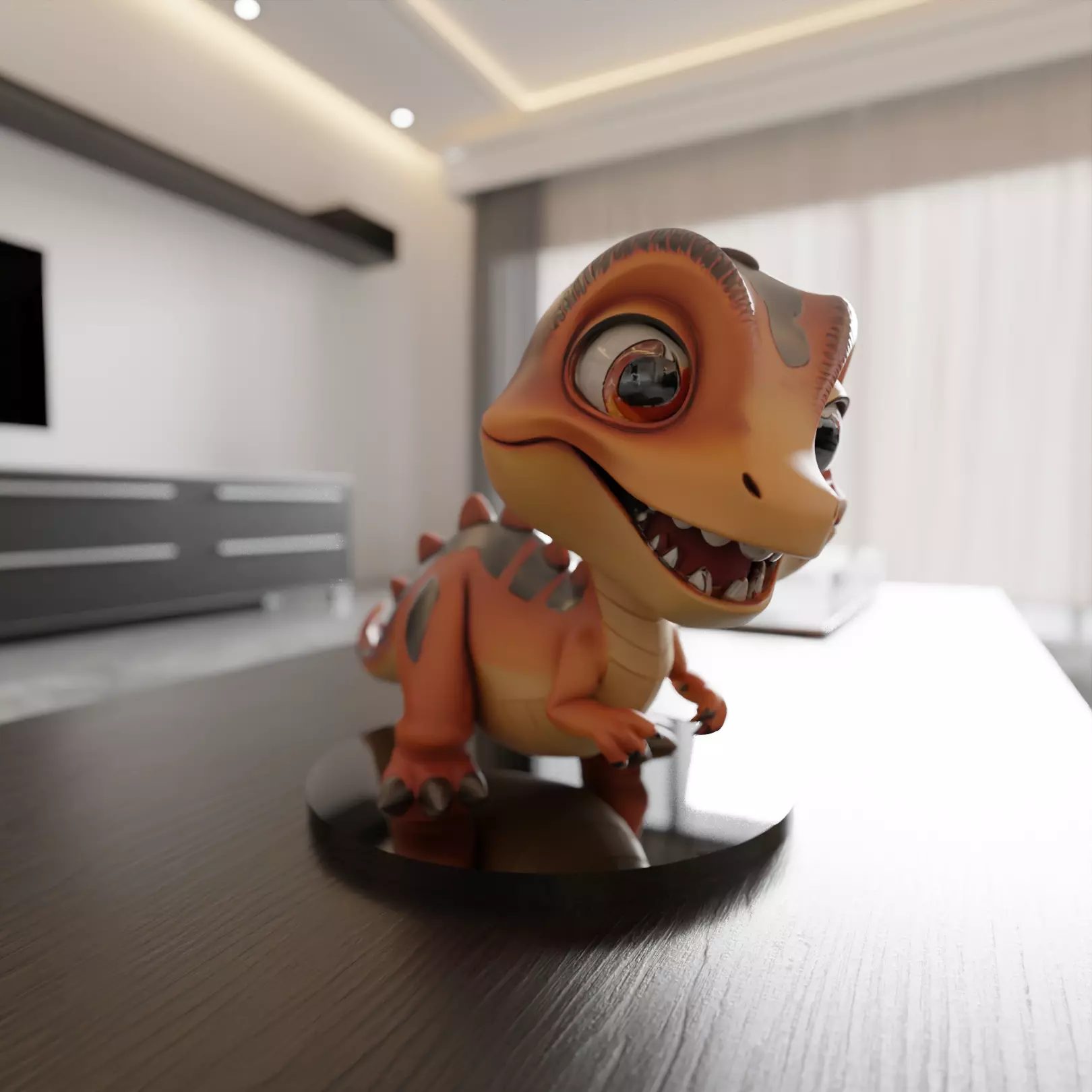 dinosaur 3D print model_0