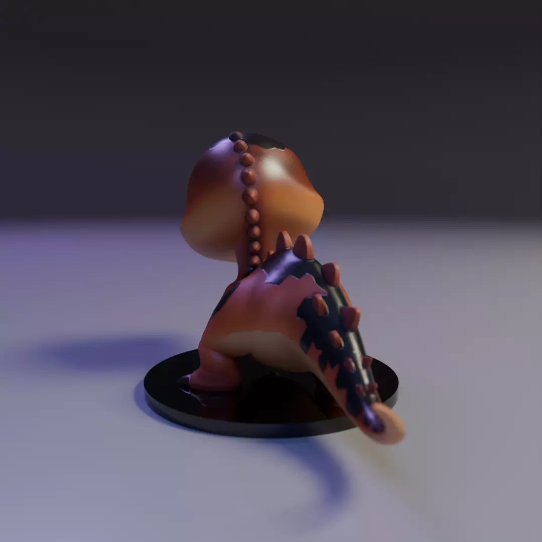 dinosaur 3D print model_13