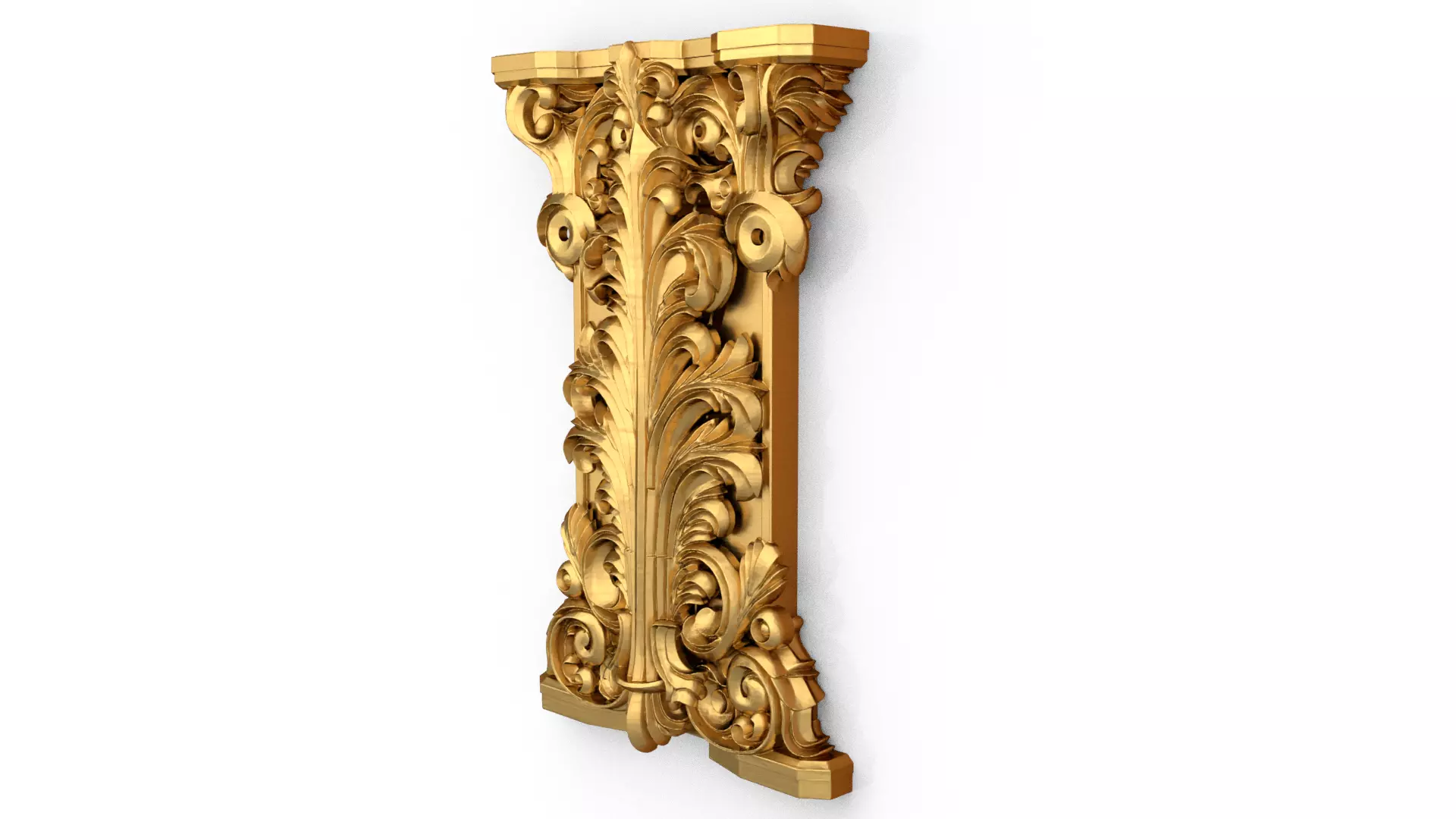 Column capital classic decorative ornament cnc 3d printing 05 3D print model_1