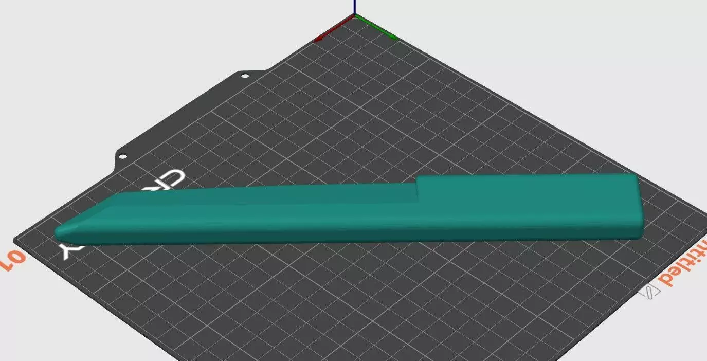 Tanto Knife 3D print model_4
