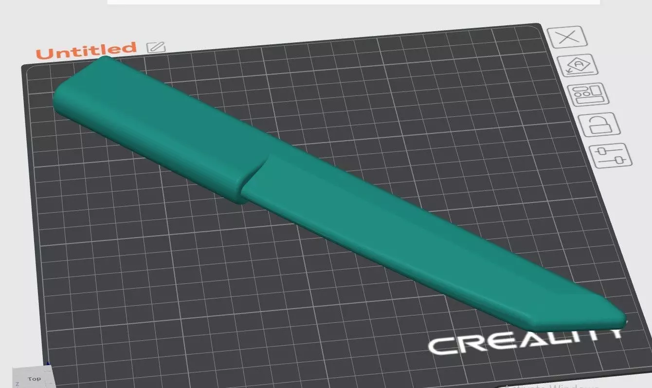 Tanto Knife 3D print model_5