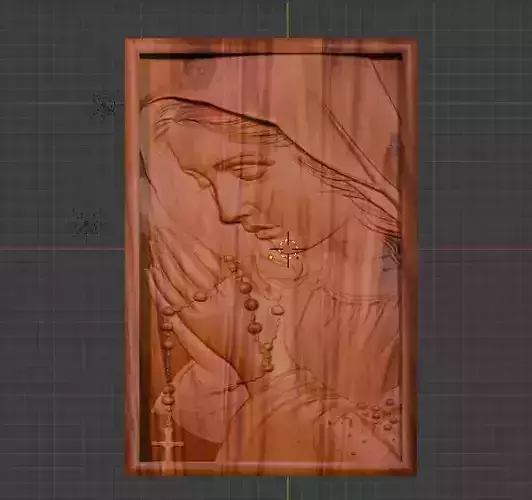 Virgin Mary with Rosary