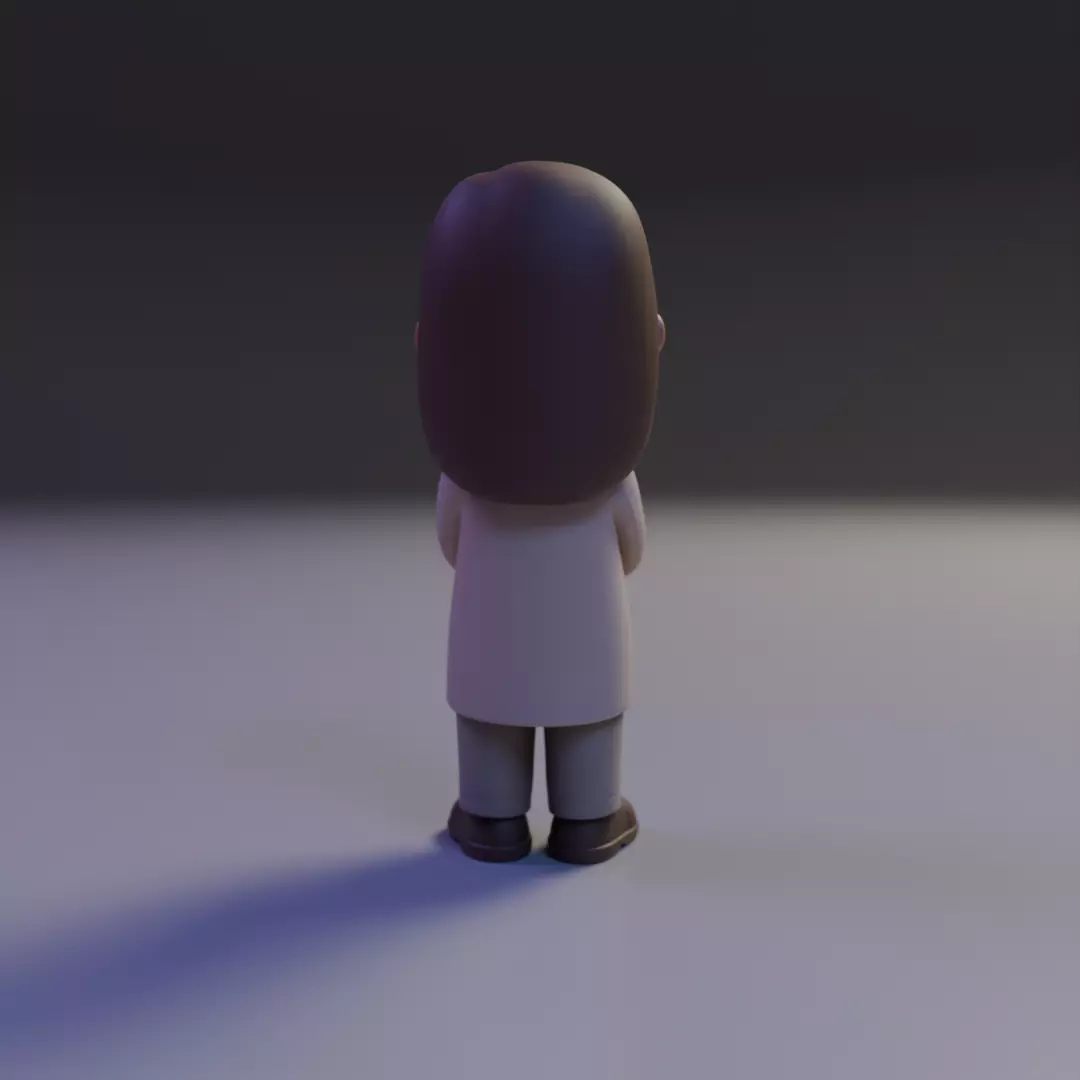 child doctor 3D print model_5