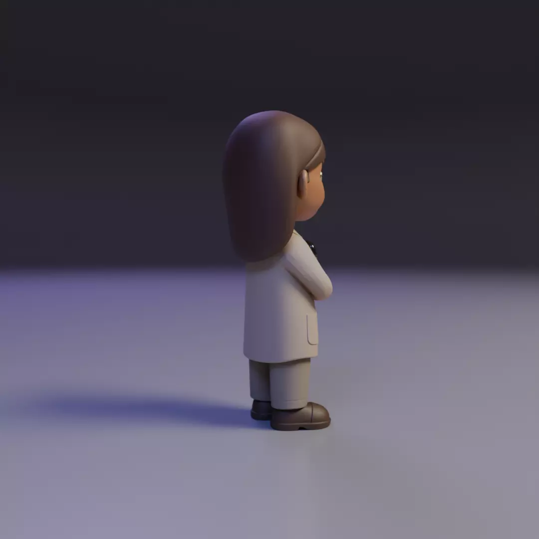 child doctor 3D print model_13