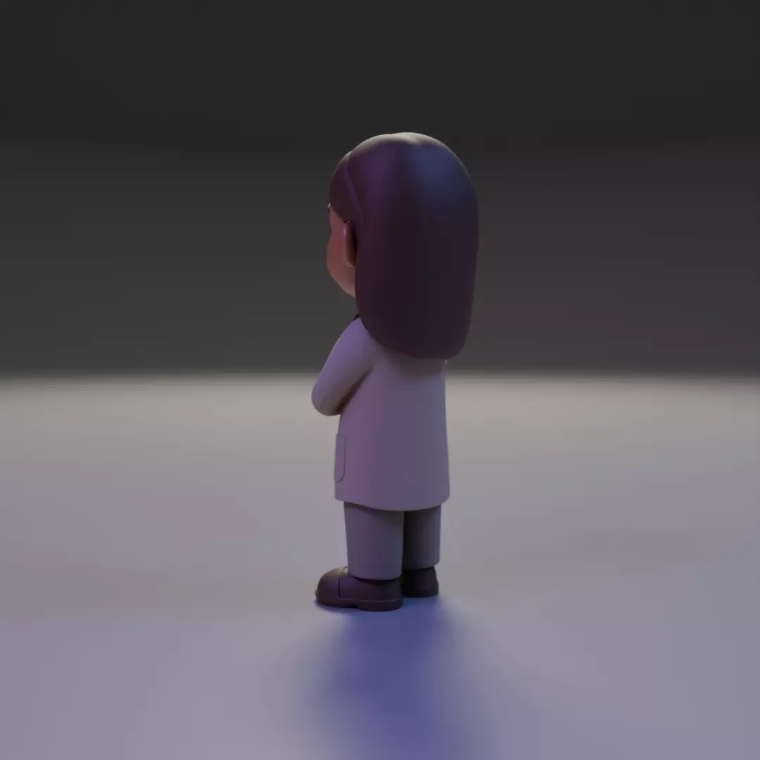 child doctor 3D print model_11