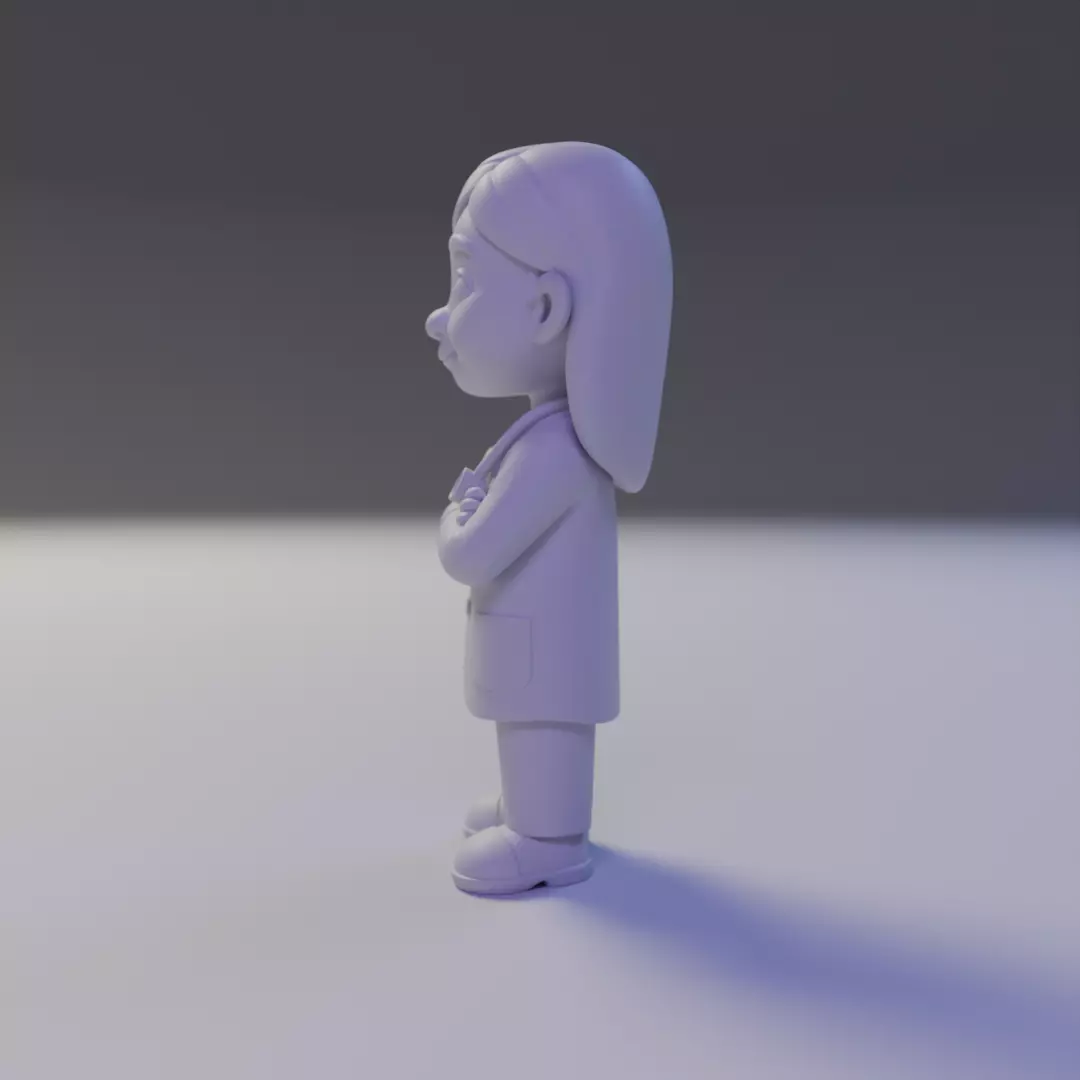 child doctor 3D print model_4