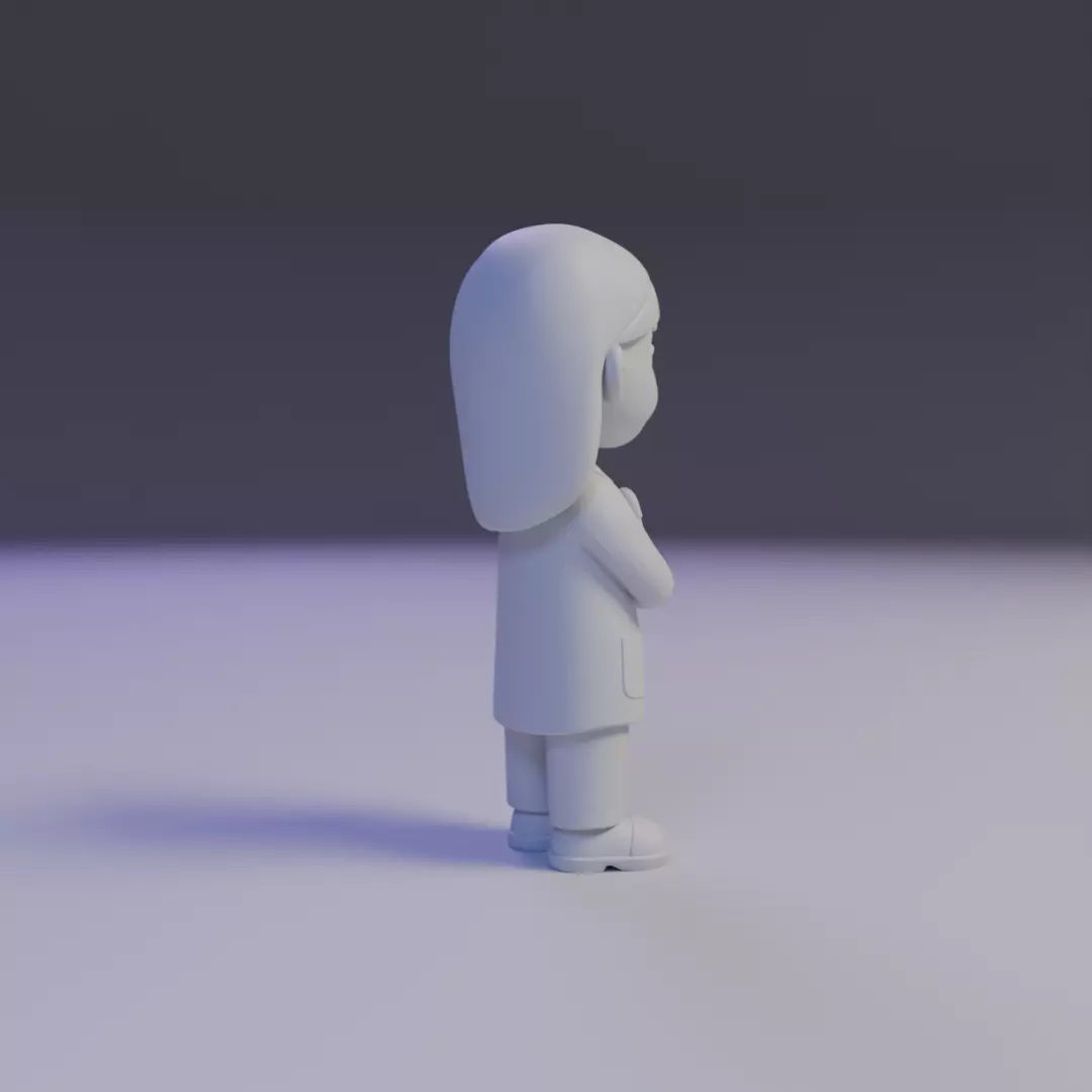 child doctor 3D print model_14