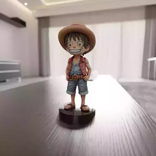 Monkey D Luffy 3D print model