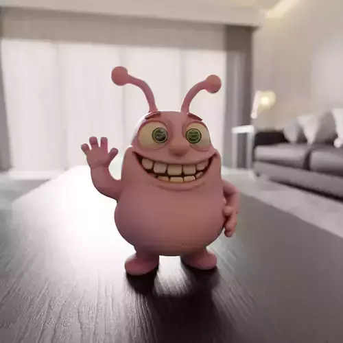cute monster 3D print model