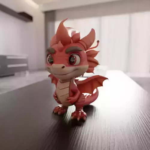 baby red dragon