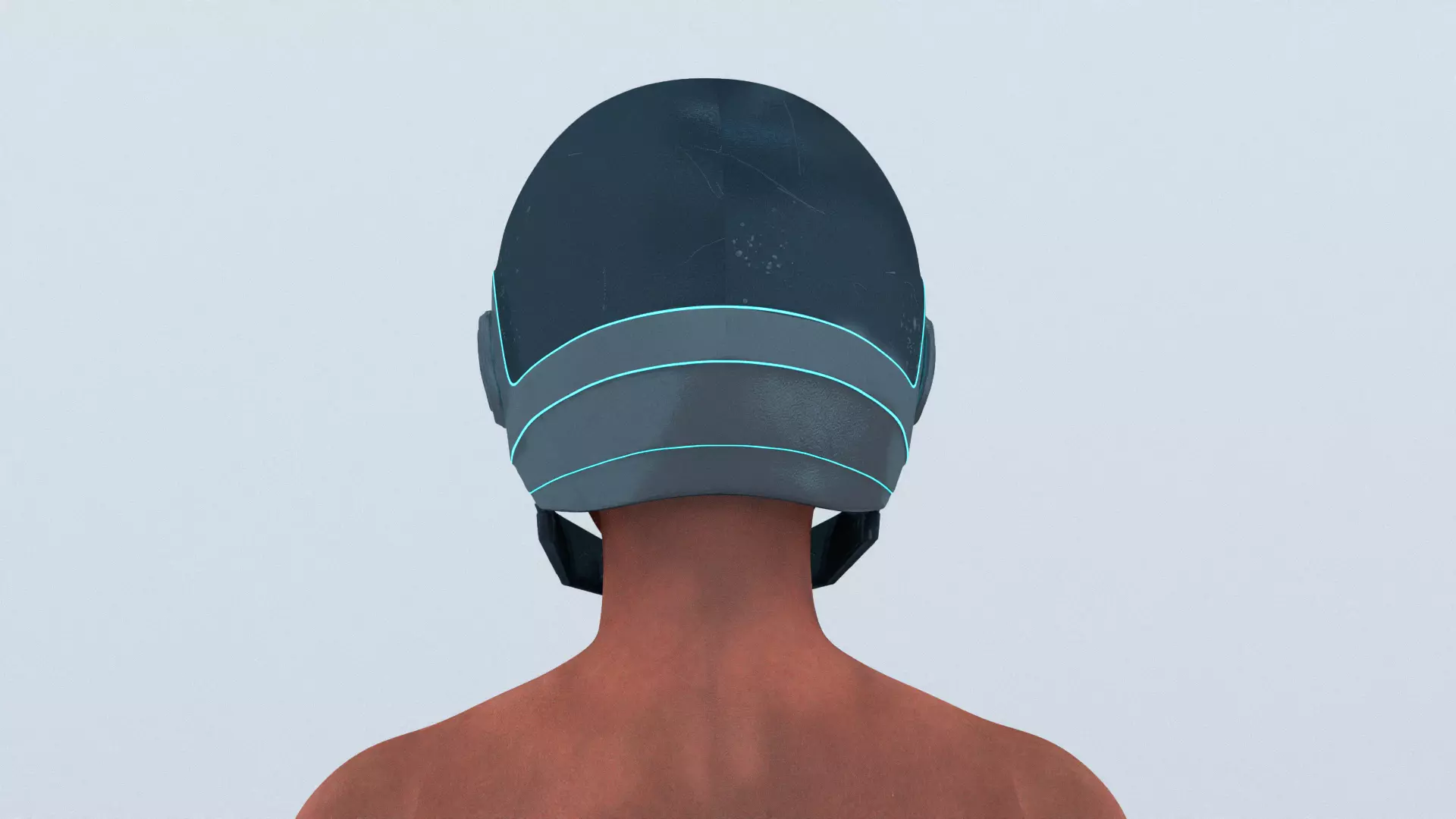 Futuristic Soldier Guardian 3D model_20