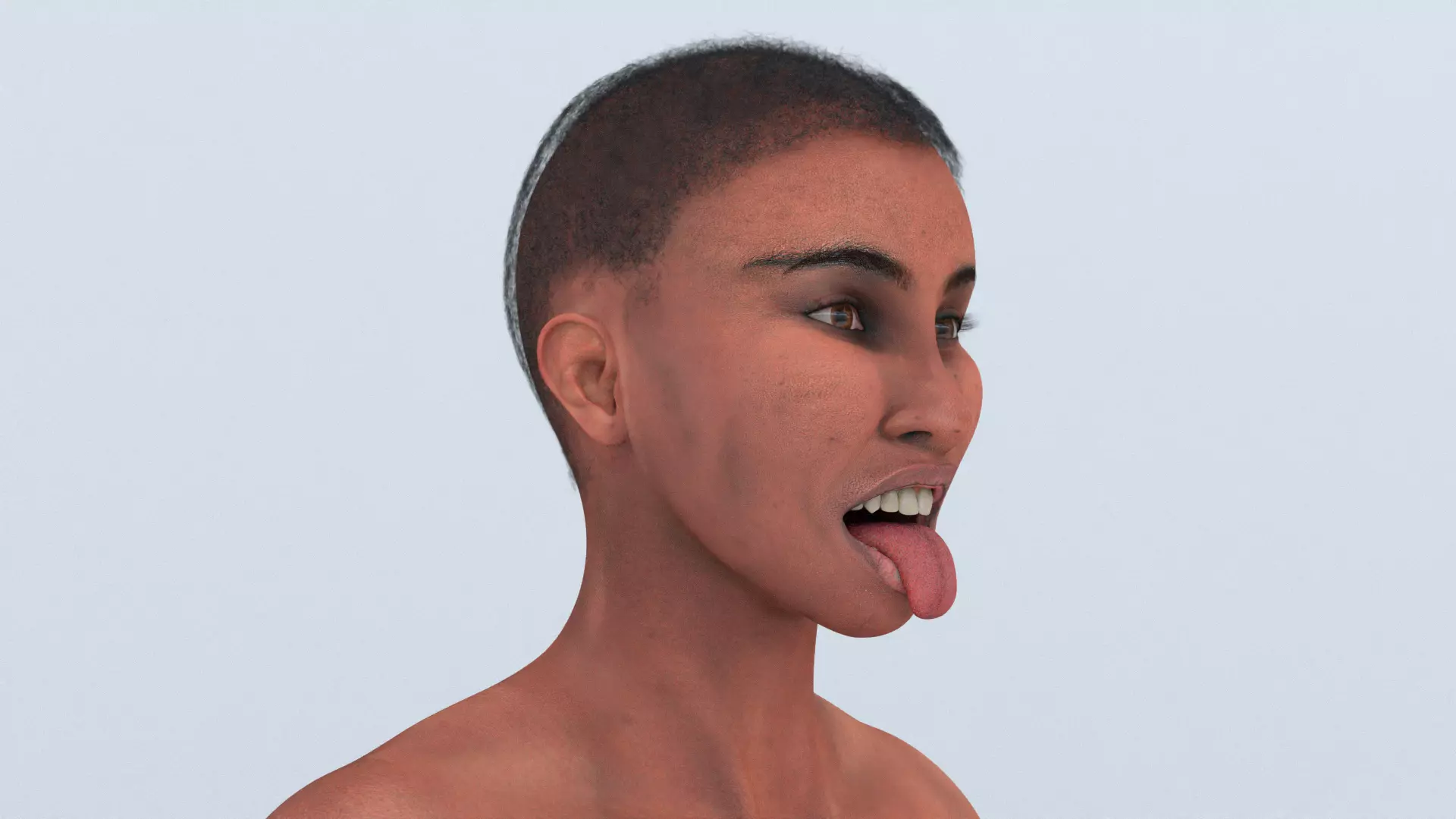 Futuristic Soldier Guardian 3D model_25