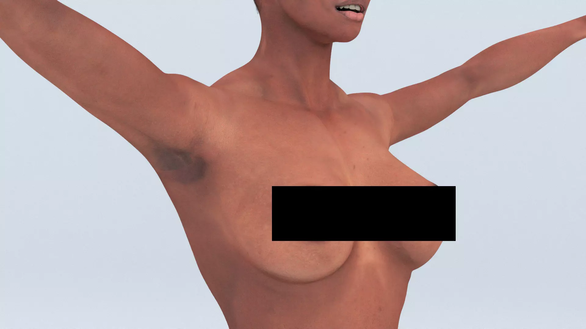 Futuristic Soldier Guardian 3D model_29