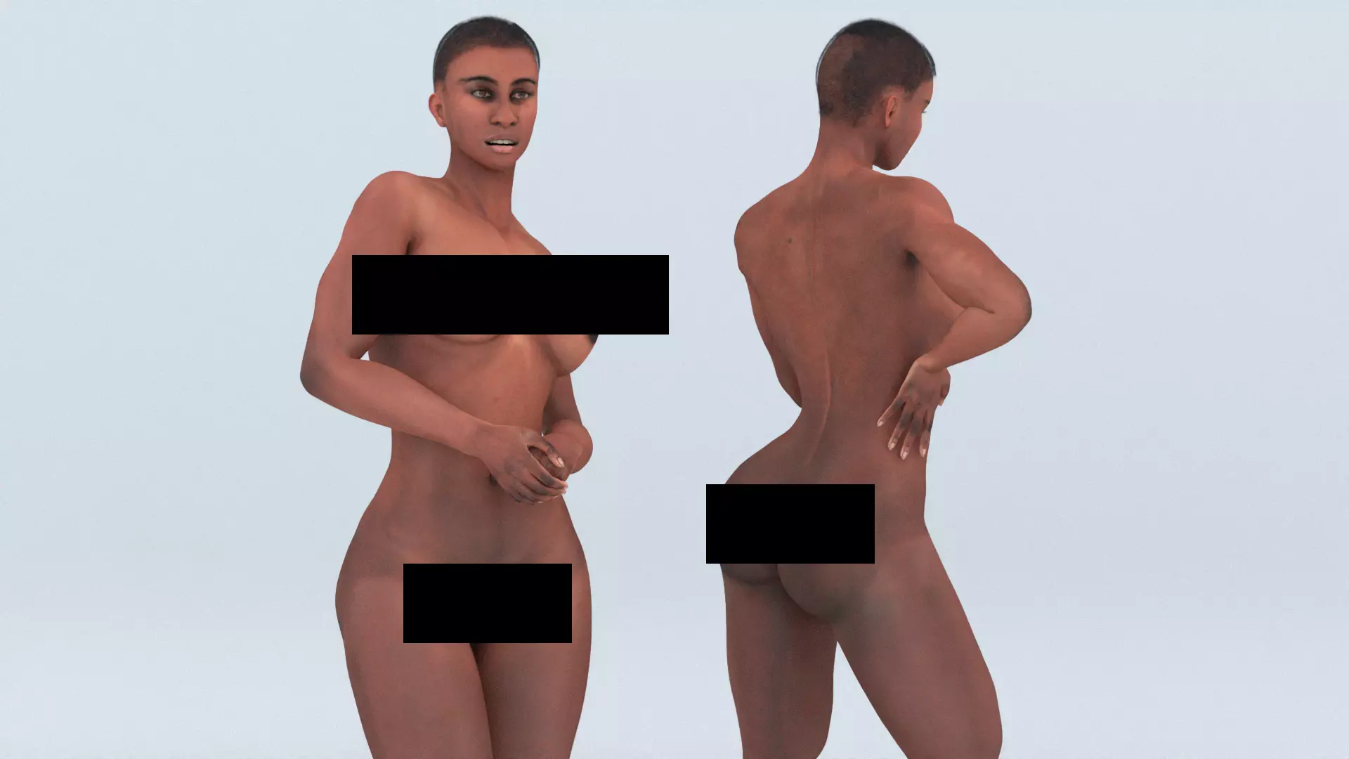 Futuristic Soldier Guardian 3D model_36