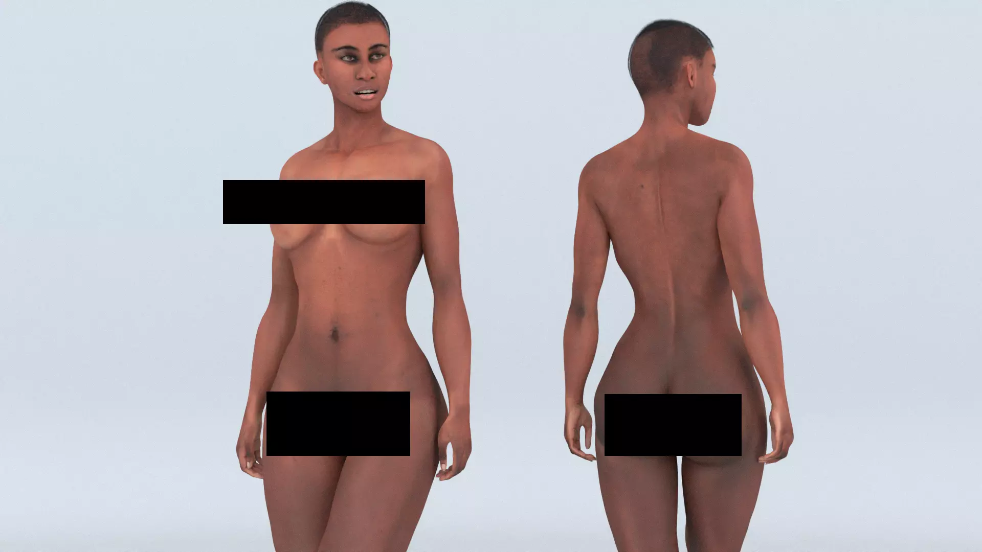 Futuristic Soldier Guardian 3D model_32