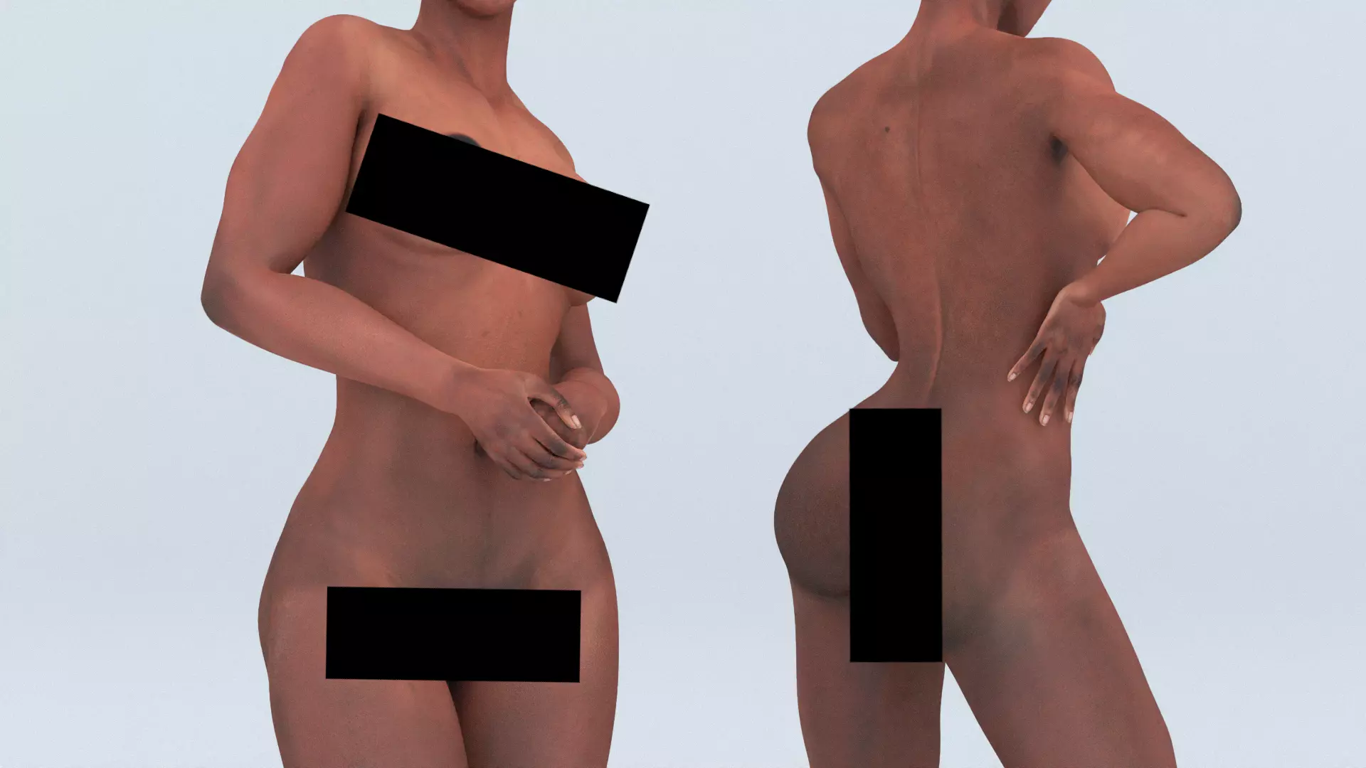 Futuristic Soldier Guardian 3D model_35