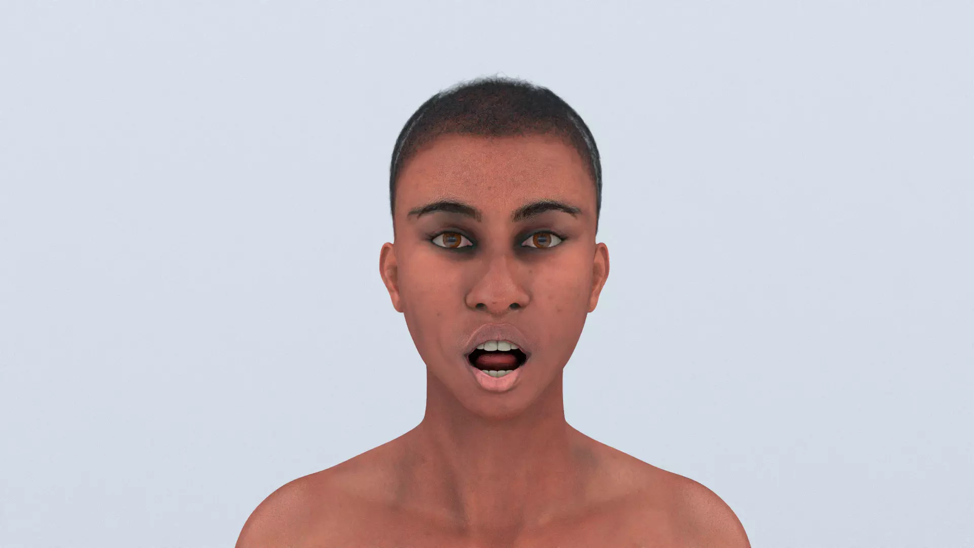 Futuristic Soldier Guardian 3D model_24