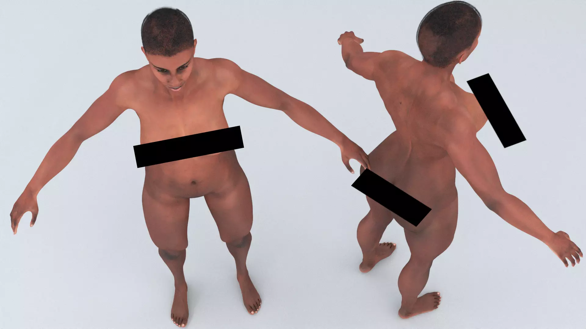 Futuristic Soldier Guardian 3D model_34