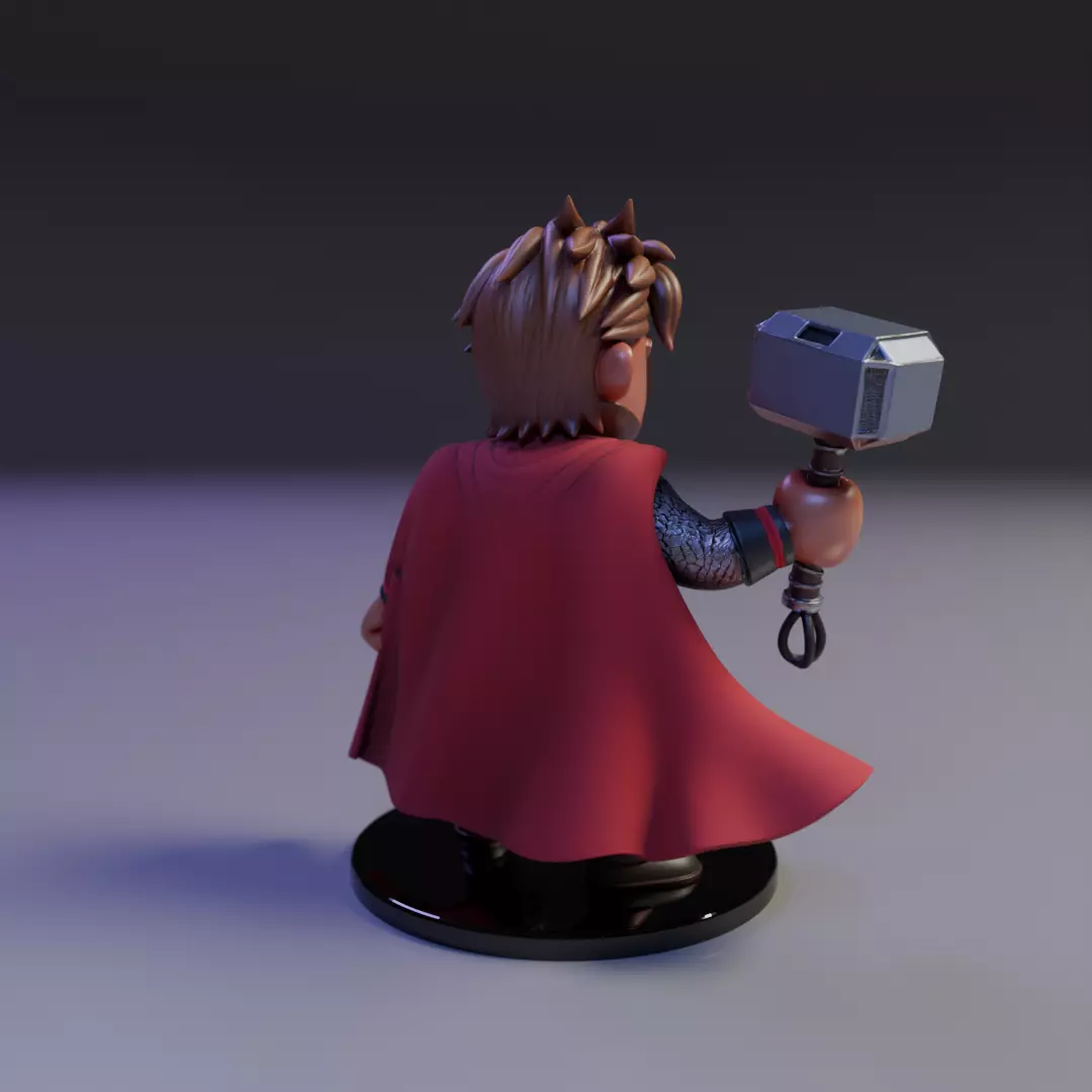 thor chibi 3D print model_13