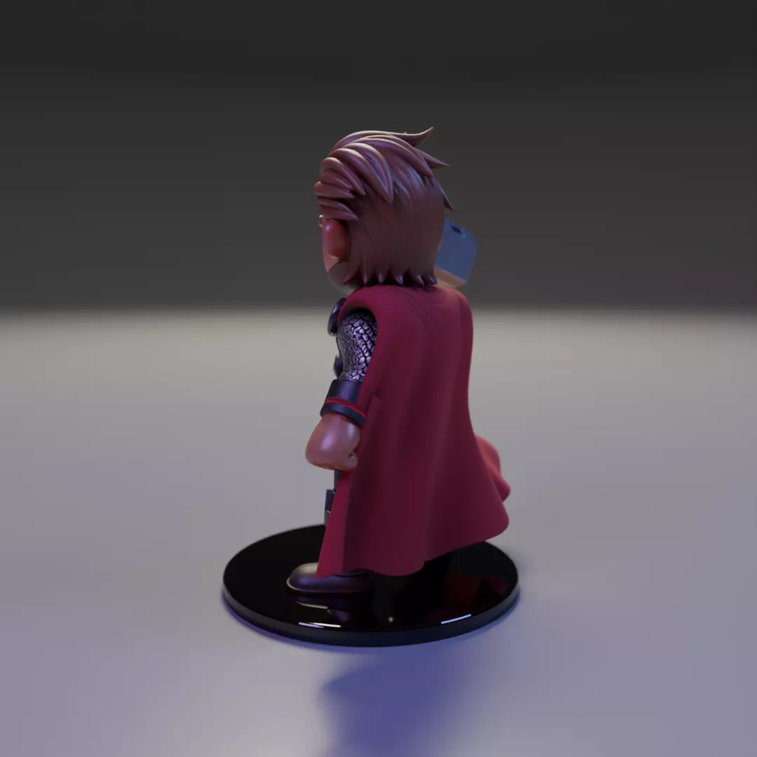thor chibi 3D print model_11