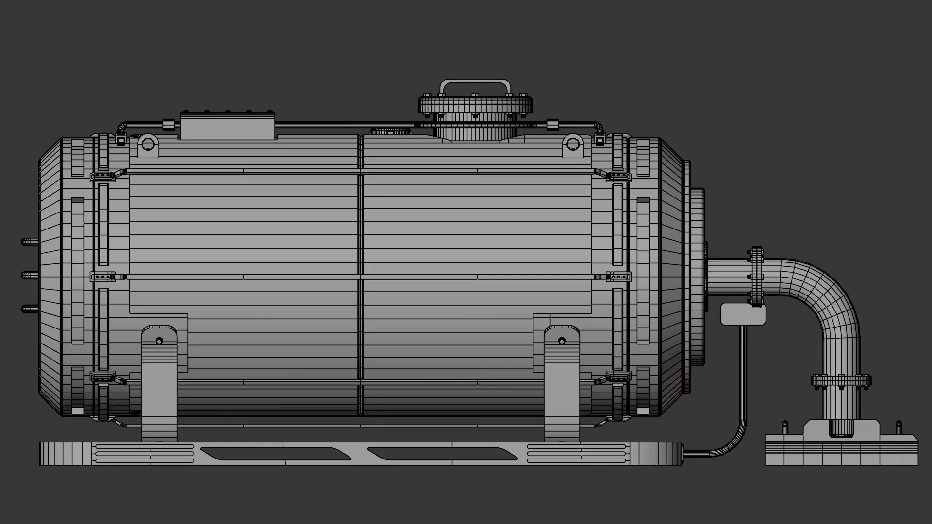 Sci-fi Gas Tank 3D model_22