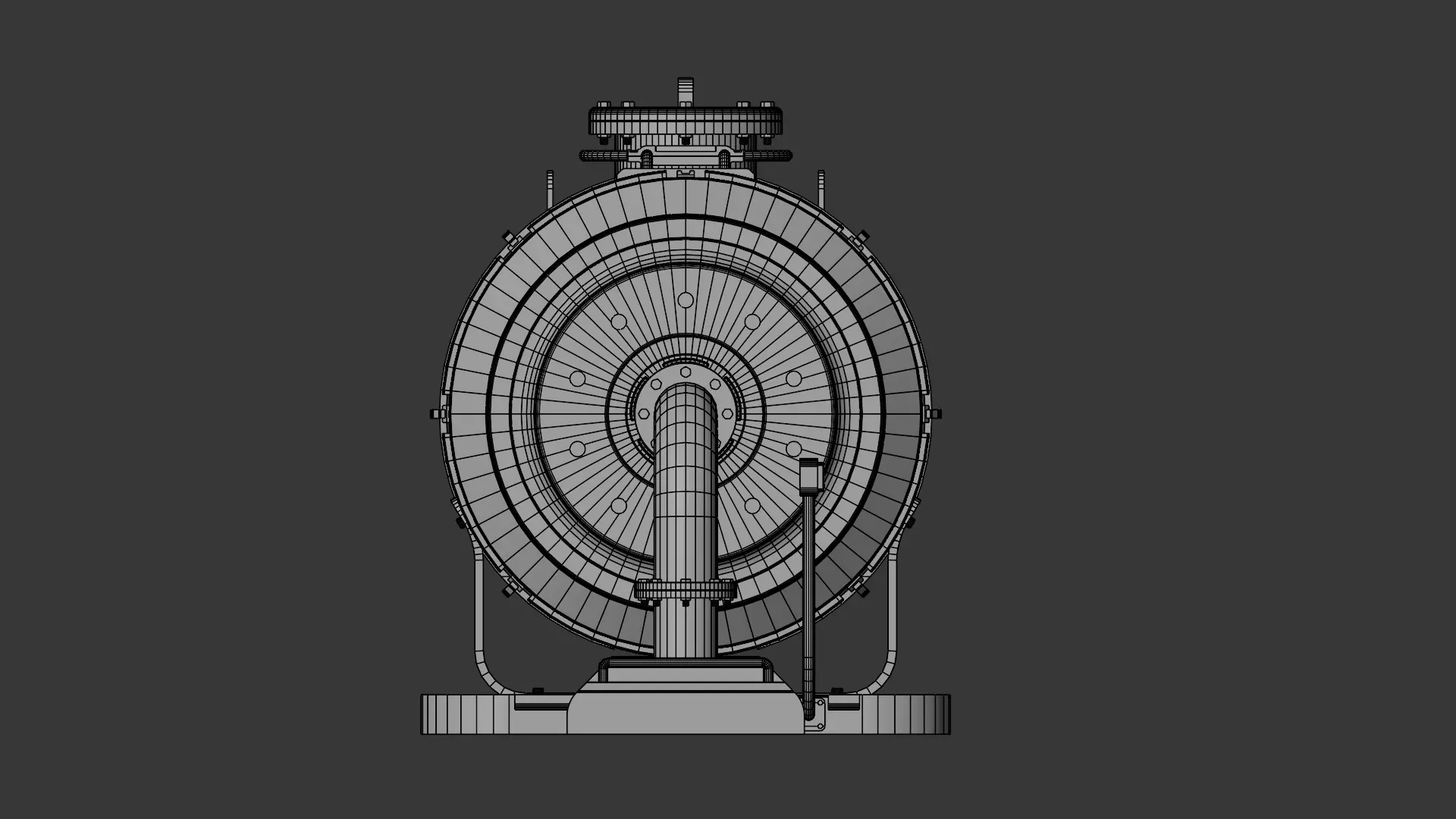 Sci-fi Gas Tank 3D model_21