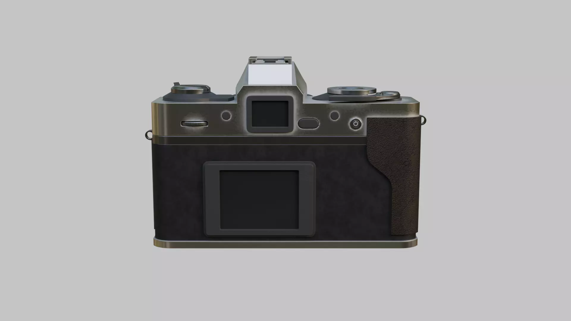 Vintage Film Camera Low-poly 3D model_9