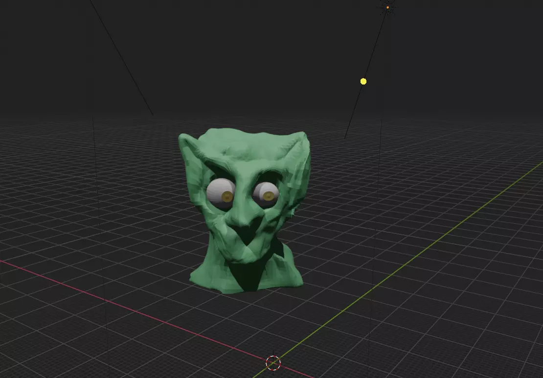 Goblin 3d model 3D print model_0