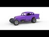 Vintage Dirt Modified stock car Scale 1 to 25 3D print model_1