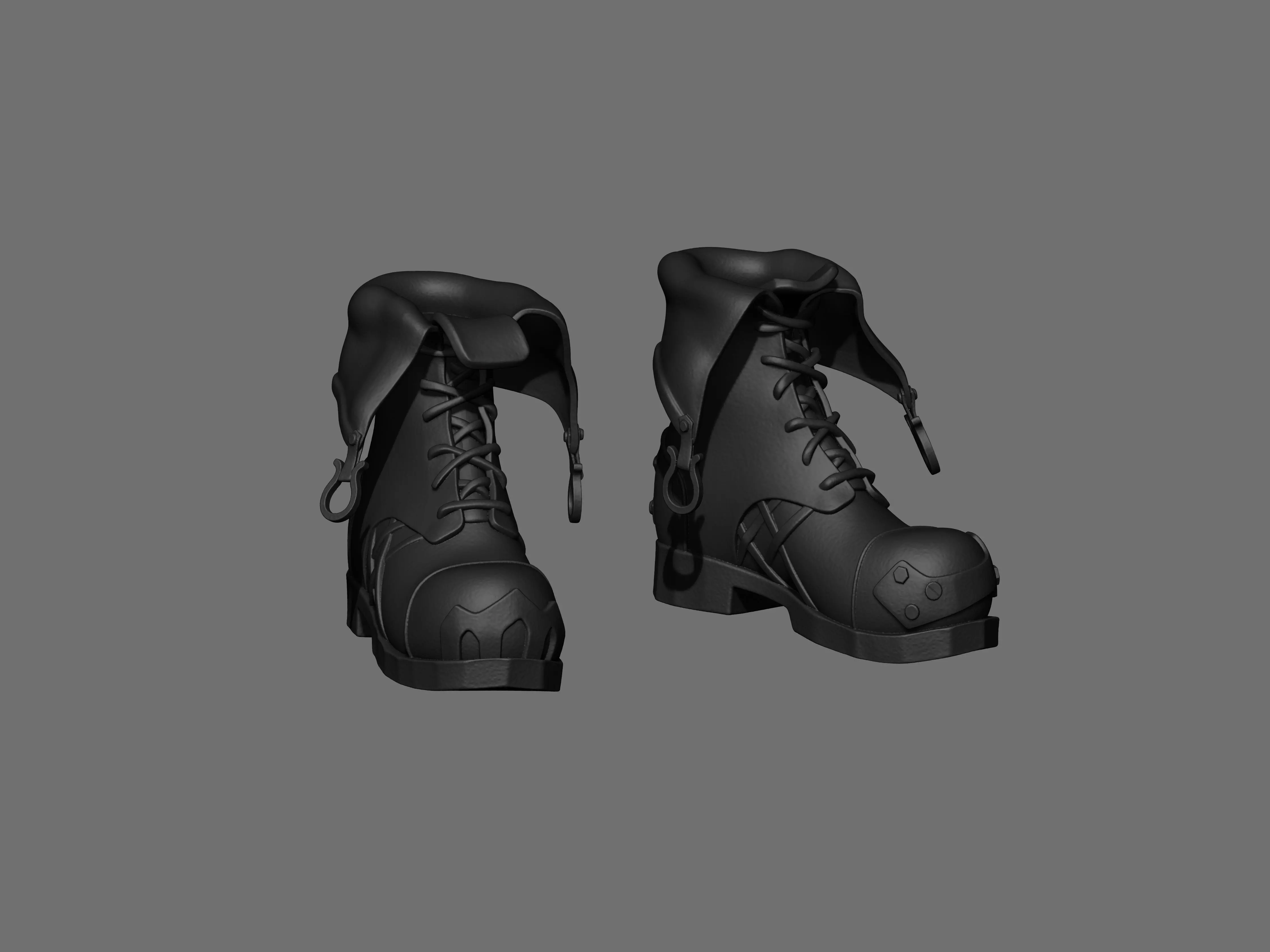 Jinx Arcane Boots - League of Legends  3D print model_3