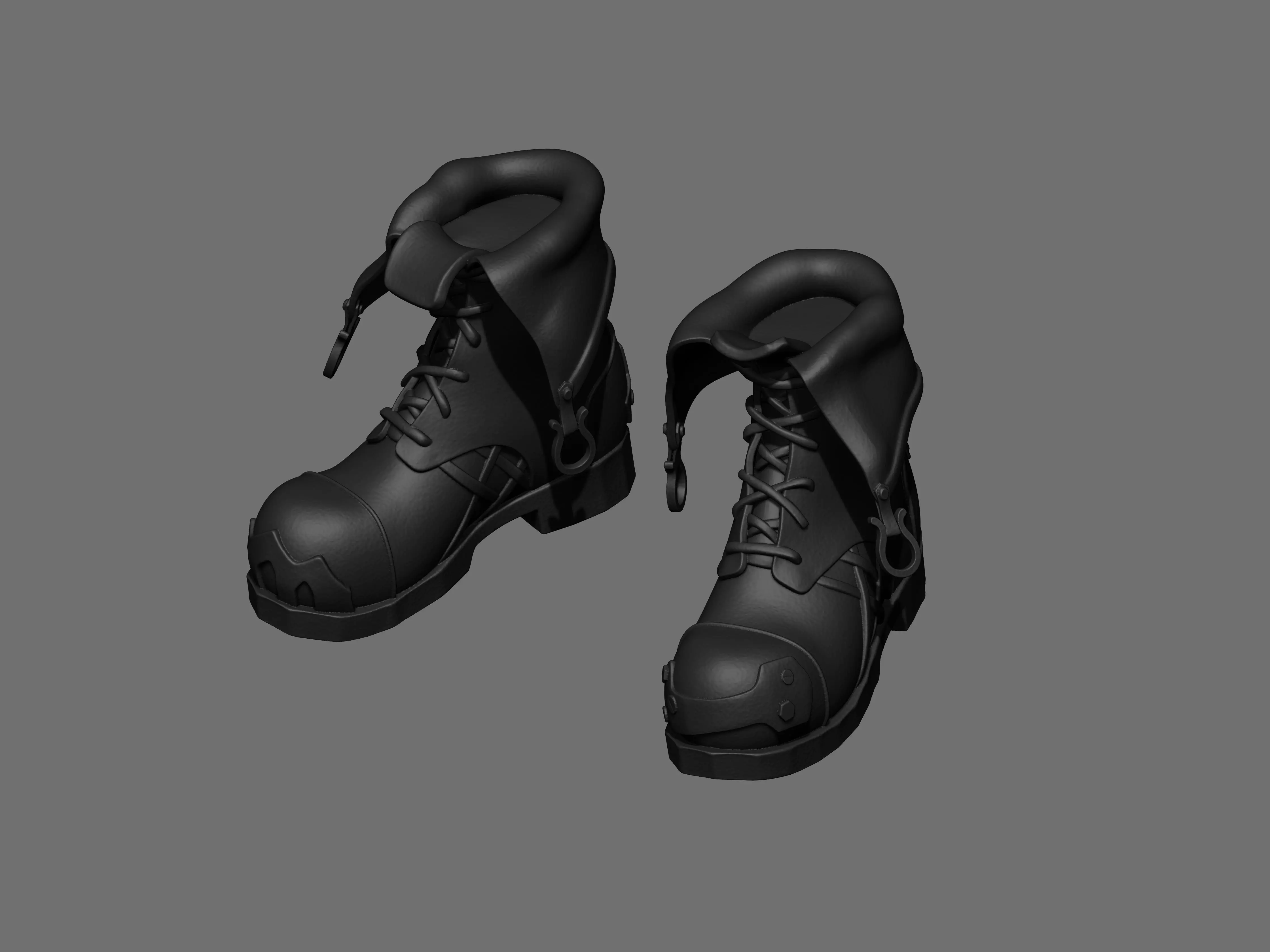 Jinx Arcane Boots - League of Legends  3D print model_1