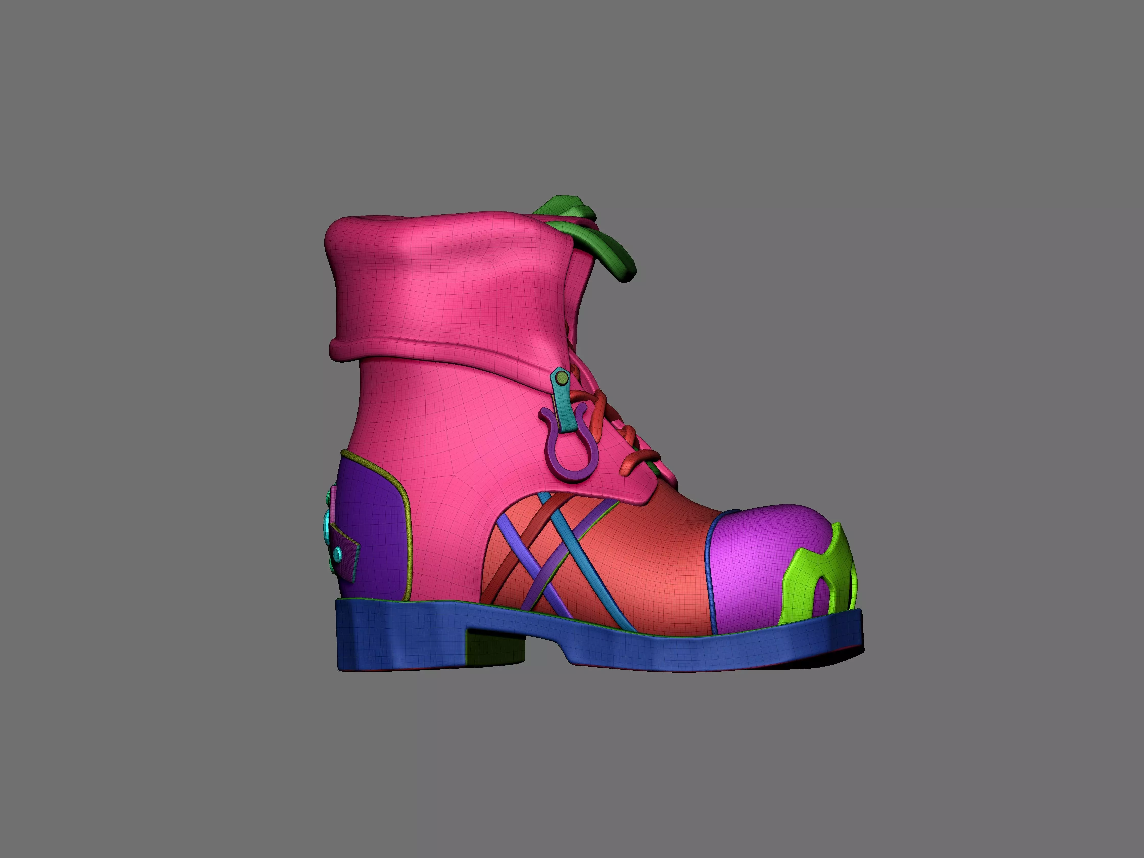 Jinx Arcane Boots - League of Legends  3D print model_4