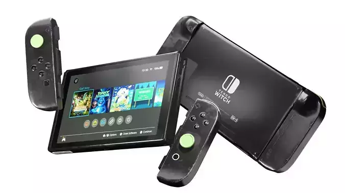 Handheld console 3D model
