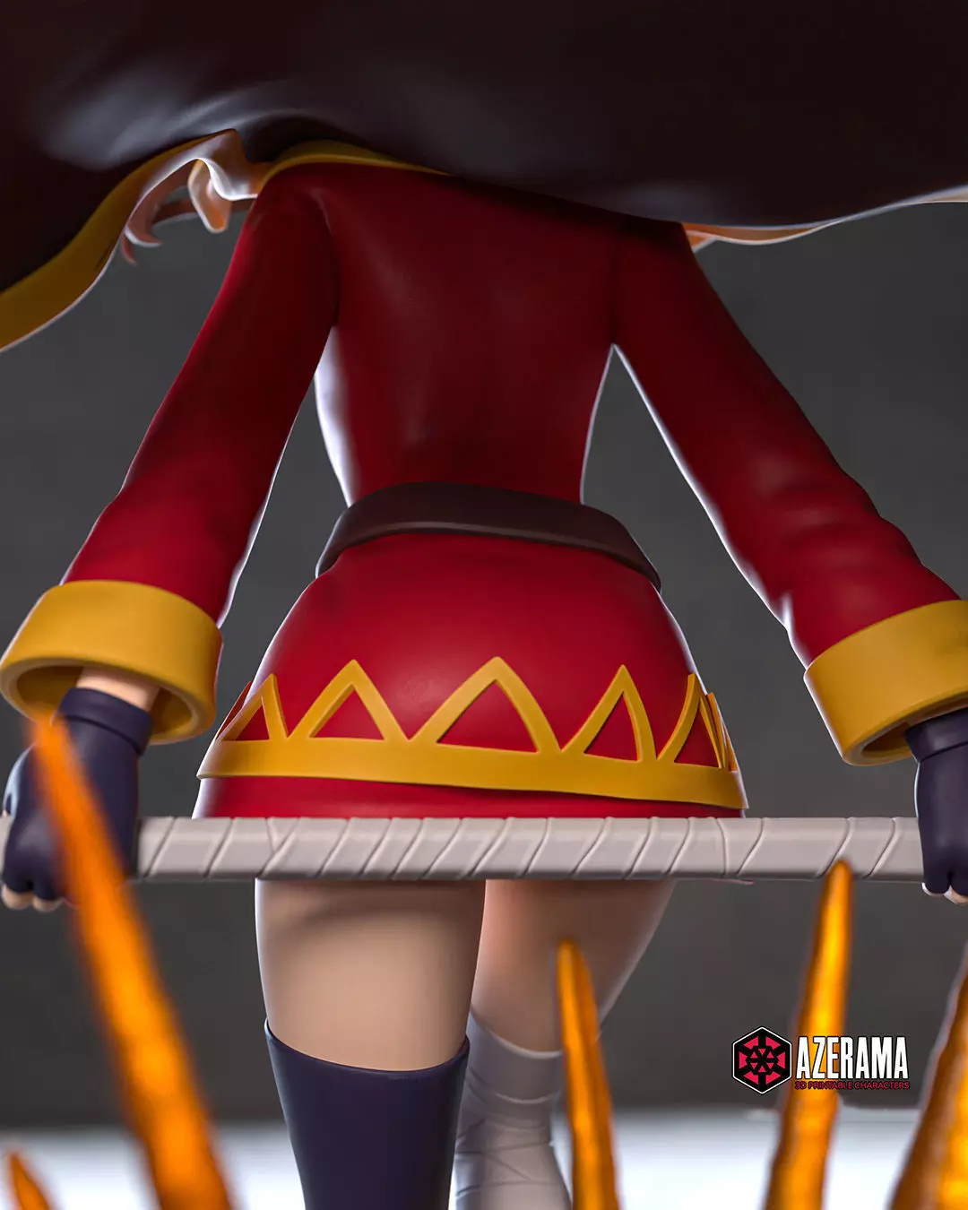Megumin STL Ready for 3D Printing 3D print model_10