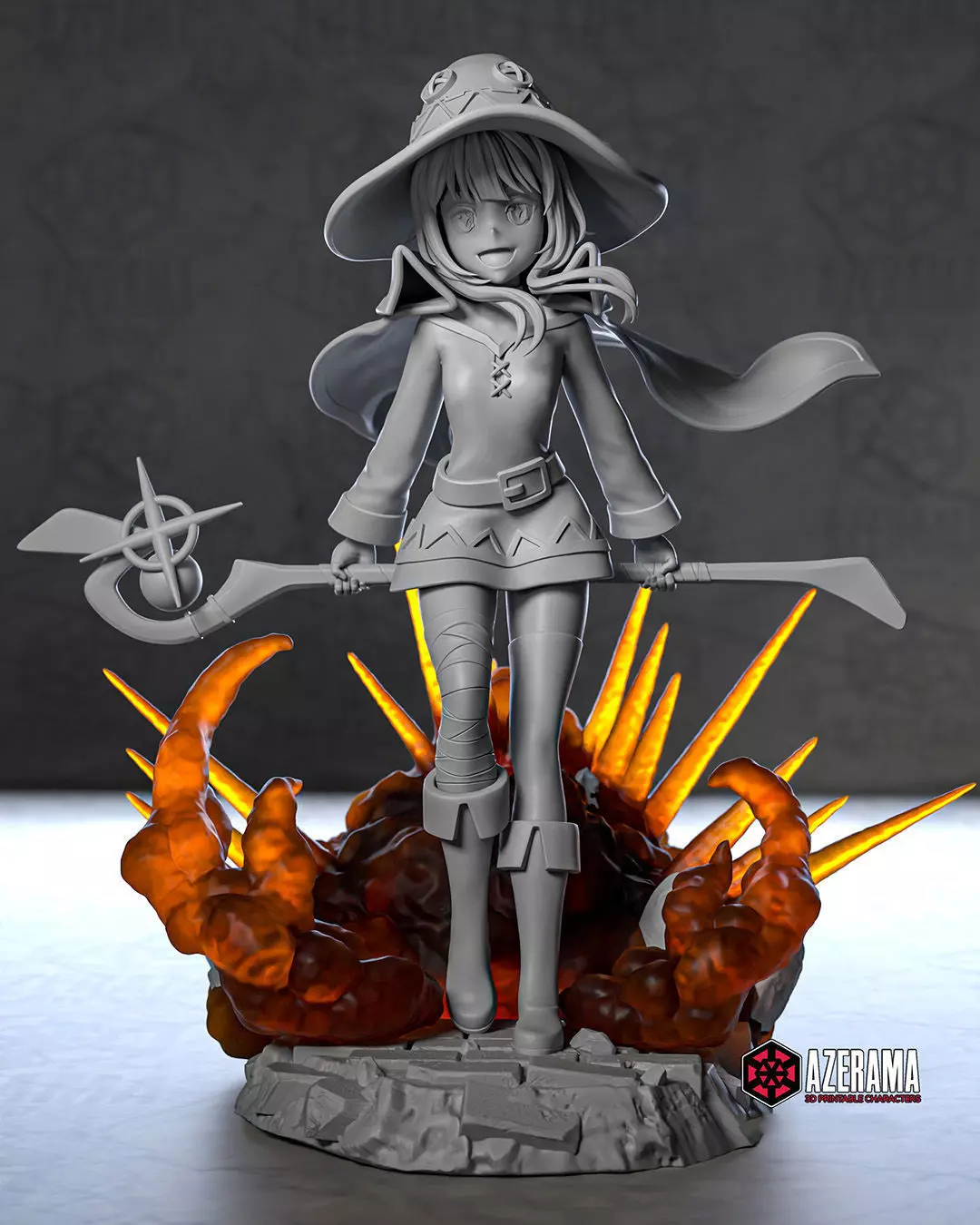 Megumin STL Ready for 3D Printing 3D print model_2