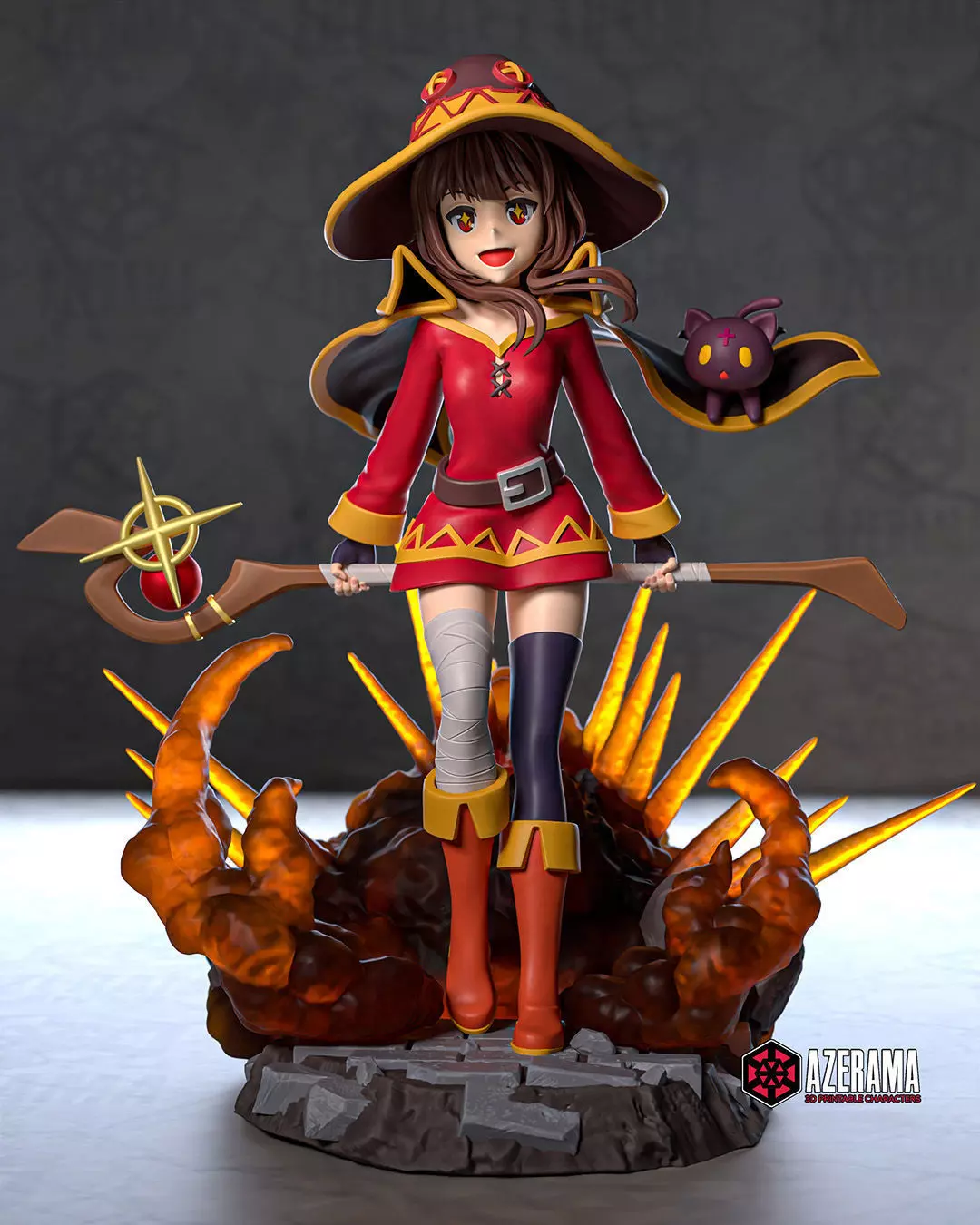 Megumin STL Ready for 3D Printing 3D print model_1