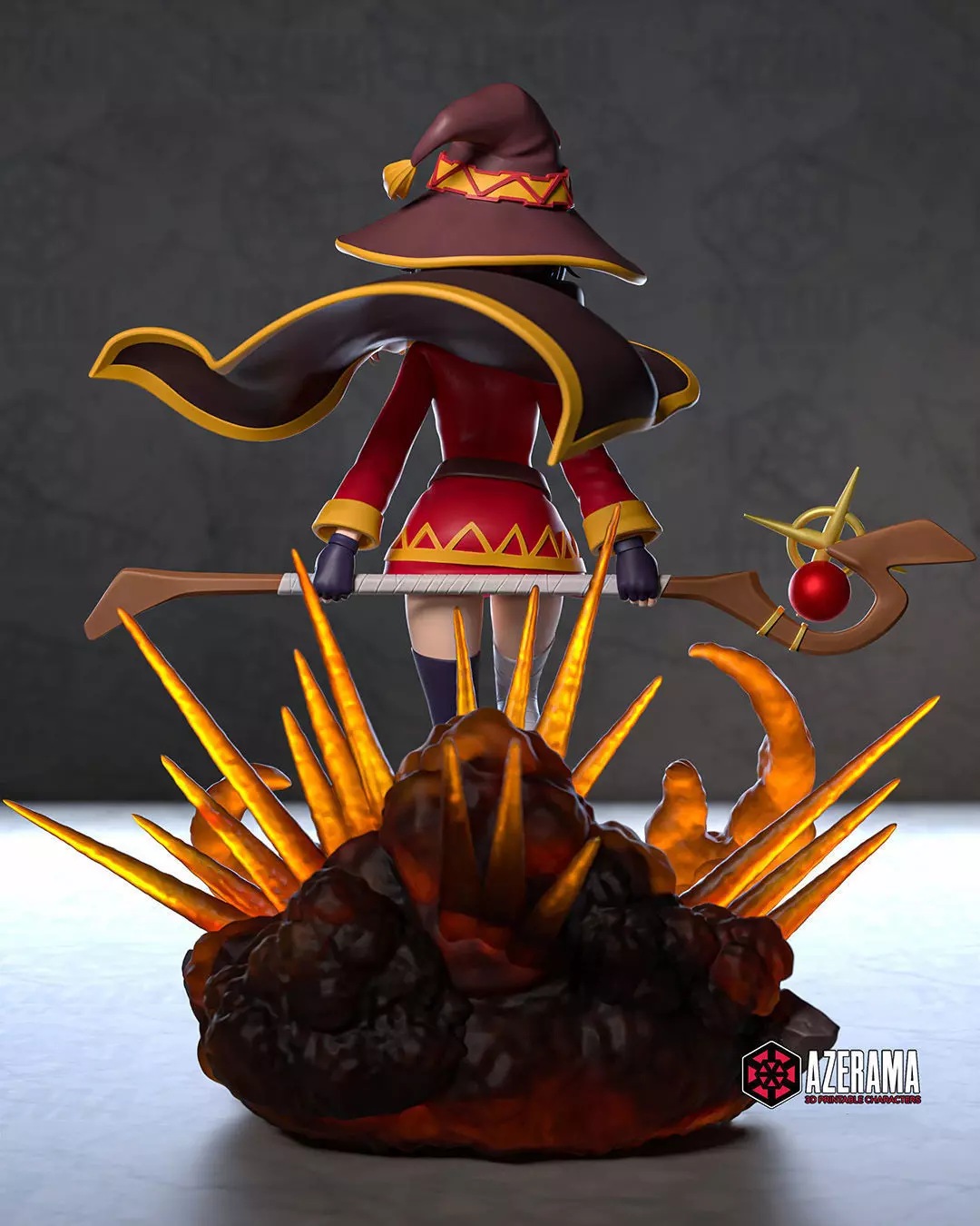 Megumin STL Ready for 3D Printing 3D print model_9