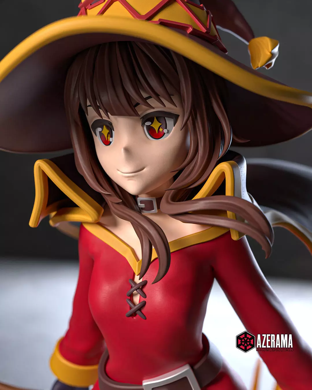 Megumin STL Ready for 3D Printing 3D print model_4