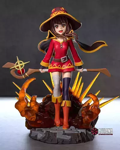 Megumin STL Ready for 3D Printing 3D print model