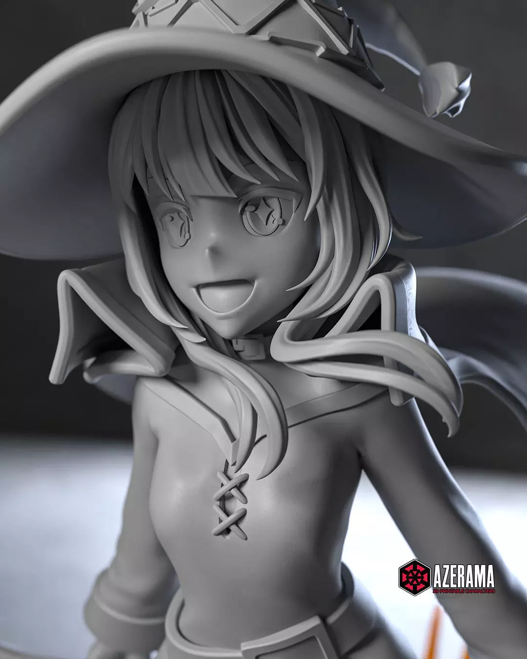 Megumin STL Ready for 3D Printing 3D print model_6