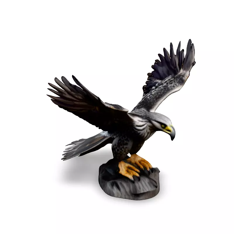 Majestic Falcon 3D Model Low-poly 3D model_2