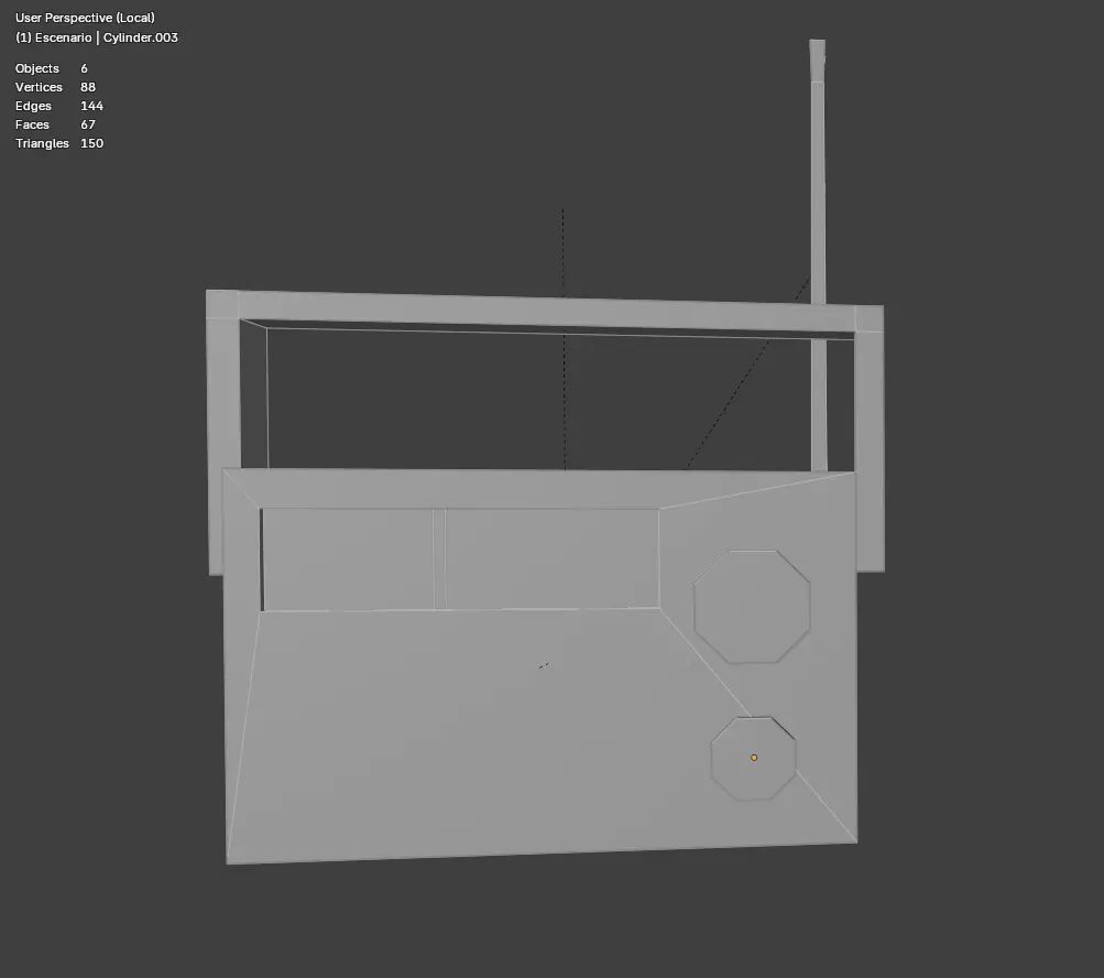 Lowpoly Radio Low-poly 3D model_4